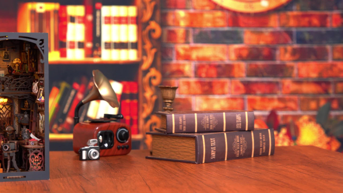 Book Nook DIY Film Darkroom